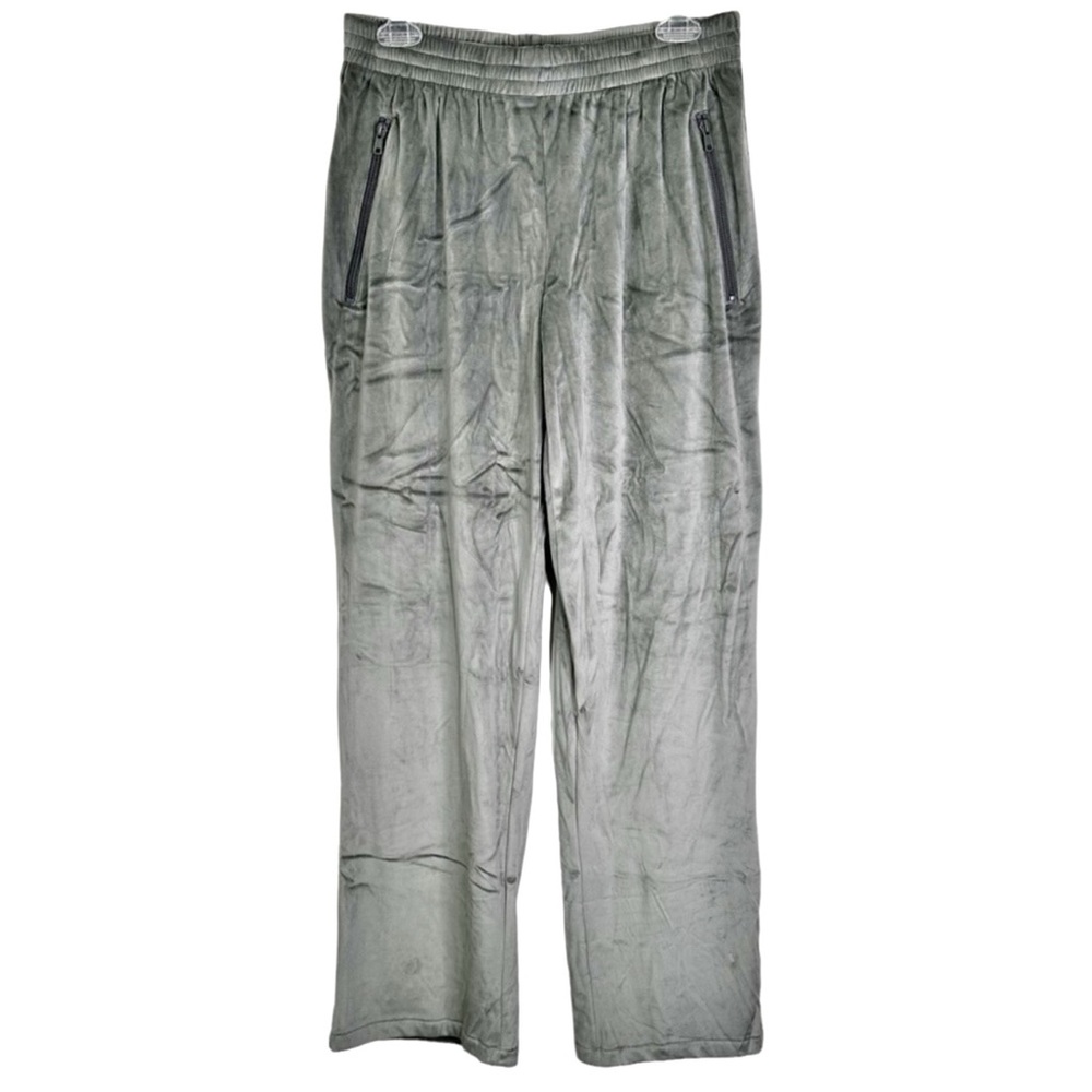 NWT Skims RARE Velour Lounge Sleep Straight Leg Track Pant in Gunmetal Women’s M